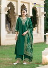 Titalee By Karissa Viscose Roman Wholesale Kurti With Bottom Dupatta In India